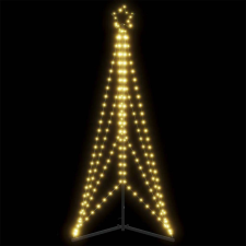 vidaXL meleg fehér karácsonyfa fénykúp 363 LED-del 182 cm műfenyő