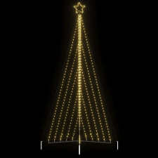 vidaXL meleg fehér karácsonyfa fénykúp 570 LED-del 399 cm műfenyő
