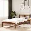 vidaXL mézbarna tömör fa ágykeret 90 x 200 cm