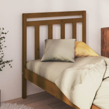 vidaXL mézbarna tömör fenyőfa ágyfejtámla 106 x 4 x 100 cm ágy és ágykellék
