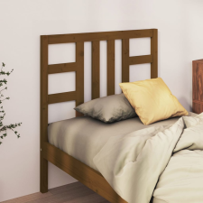 vidaXL mézbarna tömör fenyőfa ágyfejtámla 106 x 4 x 100 cm ágy és ágykellék