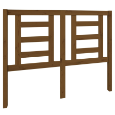 vidaXL mézbarna tömör fenyőfa ágyfejtámla 126 x 4 x 100 cm (818813) ágy és ágykellék