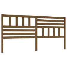vidaXL mézbarna tömör fenyőfa ágyfejtámla 186 x 4 x 100 cm (814162) ágy és ágykellék