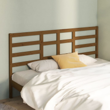 vidaXL mézbarna tömör fenyőfa ágyfejtámla 206 x 4 x 104 cm ágy és ágykellék