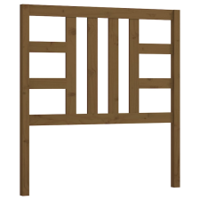 vidaXL mézbarna tömör fenyőfa ágyfejtámla 81 x 4 x 100 cm (817818) ágy és ágykellék
