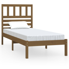vidaXL mézbarna tömör fenyőfa ágykeret 100 x 200 cm (3101016) ágy és ágykellék