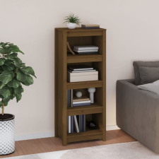 vidaXL mézbarna tömör fenyőfa faliszekrény 50x35x125,5 cm bútor