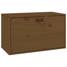 vidaXL mézbarna tömör fenyőfa faliszekrény 60 x 30 x 35 cm (818353) bútor