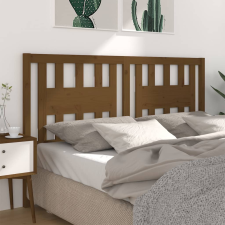 vidaXL mézbarna tömör fenyőfa fejtámla 166 x 4 x 100 cm ágy és ágykellék
