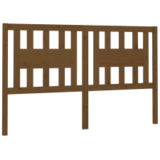 vidaXL mézbarna tömör fenyőfa fejtámla 166 x 4 x 100 cm (818683) ágy és ágykellék