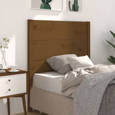 vidaXL mézbarna tömör fenyőfa fejtámla 96 x 4 x 100 cm ágy és ágykellék