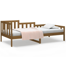 vidaXL mézbarna tömör fenyőfa kanapéágy 80 x 200 cm (820724) ágy és ágykellék
