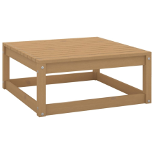 vidaXL mézbarna tömör fenyőfa kerti lábtartó 70 x 70 x 30 cm kerti bútor