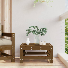 vidaXL mézbarna tömör fenyőfa kerti lábzsámoly kerti bútor