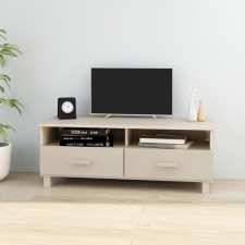 vidaXL mézbarna tömör fenyőfa TV-szekrény 106 x 40 x 40 cm bútor