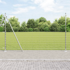 vidaXL Mező Kerítés 1.5x50 m Galvanizált Acél építőanyag