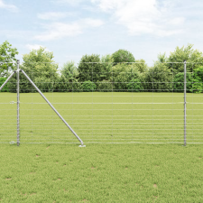 vidaXL mezőkerítés 1.2x25 m horganyzott acélból építőanyag
