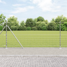 vidaXL Mezőkerítés 1.2x50 m Horganyzott Acél építőanyag