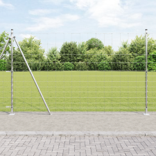 vidaXL Mezőkerítés 1.5x50 m Horganyzott acél építőanyag