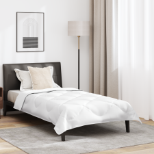 vidaXL Minden évszak takaró párnával Fehér 155 x 220 cm Mikroszálas lakástextília