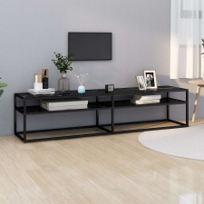 vidaXL Modern TV-szekrény - Fekete Márvány - 180 cm bútor
