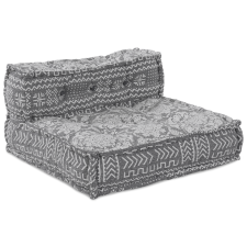 vidaXL Modularis Pouf Szürke 70x70x54 Textil lakástextília