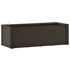 vidaXL mokkaszínű kerti magaságyás öntözőrendszerrel 100 x 43 x 33 cm (313960) kerti tárolás
