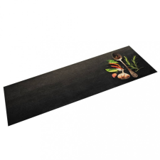 vidaXL Mosható fűszermintás bársony konyhaszőnyeg 45 x 150 cm lakástextília