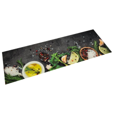 vidaXL mosható fűszermintás bársony konyhaszőnyeg 60x180 cm lakástextília