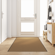 vidaXL Mosható Krém Színű Lábtörlő 120x400 cm lakástextília