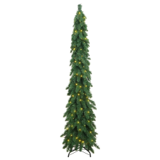 vidaXL műkarácsonyfa hóval 130 LED-del 120 cm (357693) műfenyő