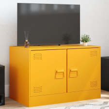 vidaXL mustársárga acél TV-szekrény 67 x 39 x 44 cm bútor