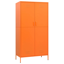 vidaXL narancssárga acél Ruhásszekrény 90 x 50 x 180 cm (336246) bútor