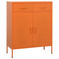 vidaXL narancssárga acél tárolószekrény 80 x 35 x 101,5 cm bútor