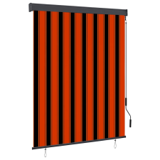 vidaXL narancssárga és barna kültéri roló 140 x 250 cm lakástextília