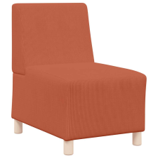vidaXL narancssárga kordbársony szövet kanapéfotel 55 cm (4108502) bútor