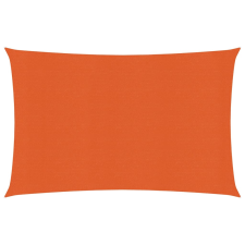 vidaXL narancssárga négyszögletű HDPE napvitorla 160 g/m² 4x5 m kerti bútor
