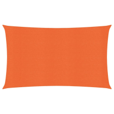 vidaXL narancssárga négyszögletű HDPE napvitorla 160 g/m² 4x7 m kerti bútor