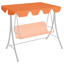 vidaXL narancssárga pótponyva kerti hintaágyhoz 192 x 147 cm 270 g/m² kerti bútor