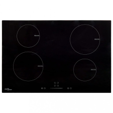vidaXL Négyégős érintőpaneles üveg indukciós főzőlap 77 cm 7000 W főzőlap
