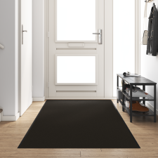vidaXL Négyszögletes Fekete Lábtörlő 120x400 cm lakástextília