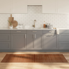 vidaXL négyszögletű barna bambusz szőnyeg 70 x 200 cm lakástextília