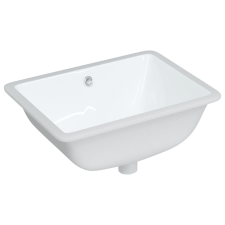 vidaXL négyszögletű kerámia fürdőszobai mosdókagyló 52x38,5x19,5cm (153726) szaniter