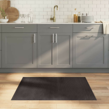 vidaXL négyszögletű sötétbarna bambusz szőnyeg 80 x 100 cm lakástextília