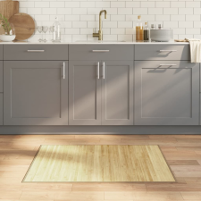 vidaXL négyszögletű világos természetes bambusz szőnyeg 70 x 100 cm lakástextília