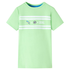 vidaXL Neon zöld gyerekpóló 116 gyerek póló