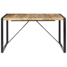 vidaXL nyers mangófa étkezőasztal 140 x 140 x 75 cm (321572) bútor