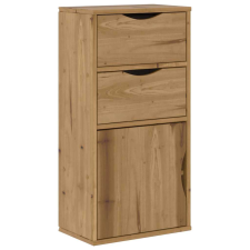 vidaXL ODDA tömörfa fenyőfa fiókos oldalsó szekrény 40x24x79 cm (4103597) bútor