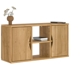 vidaXL ODDA tömörfa fenyőfa TV szekrény 79x24x40 cm bútor