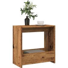 vidaXL Oldalasztal Régi fa 50x26x50 cm Gépelt fa (856538) bútor